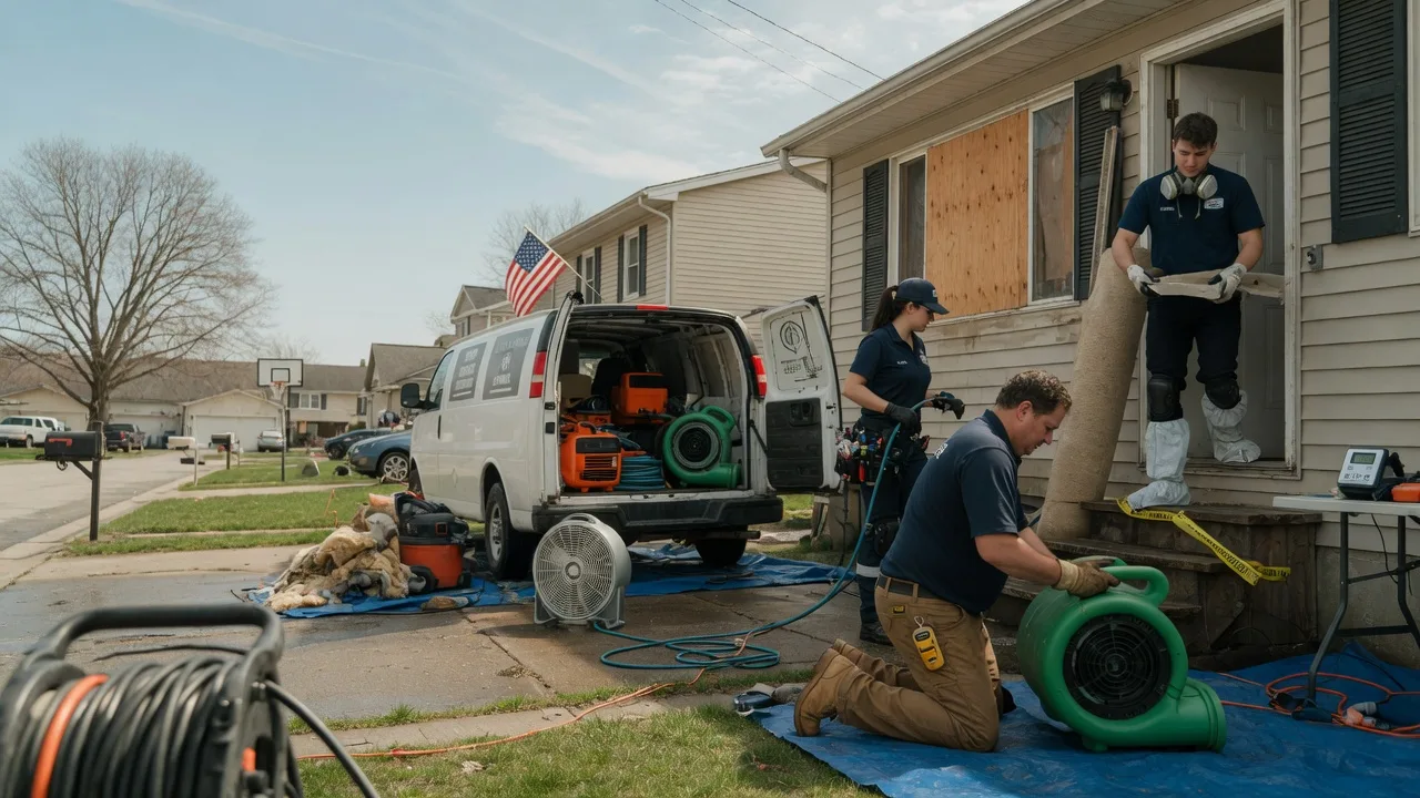 Water Damage Restoration in Jamestown, KS near me